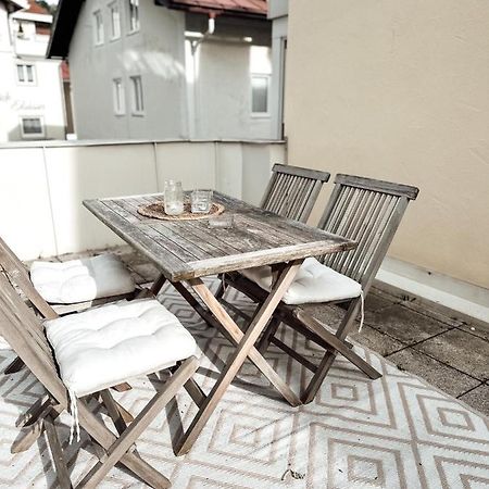 Zentrale Wohnung + Dachterrasse Sonthofen Kültér fotó