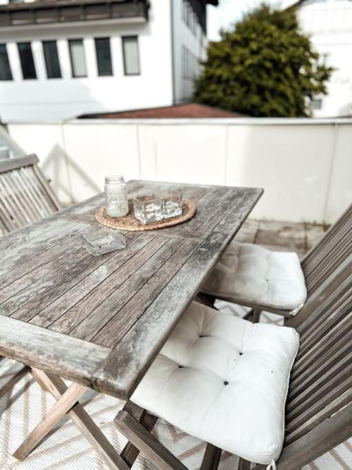 Zentrale Wohnung + Dachterrasse Sonthofen Kültér fotó