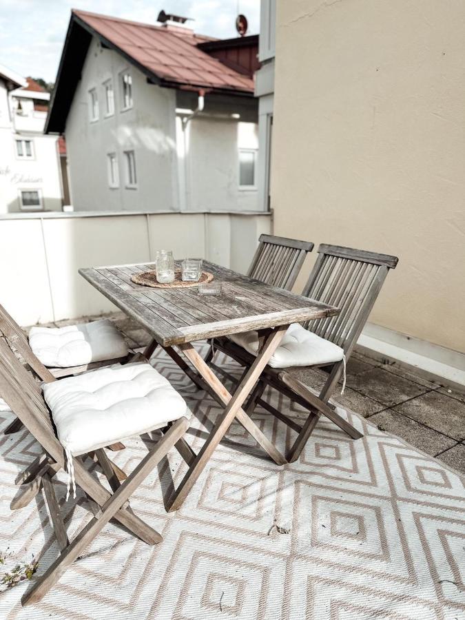 Zentrale Wohnung + Dachterrasse Sonthofen Kültér fotó